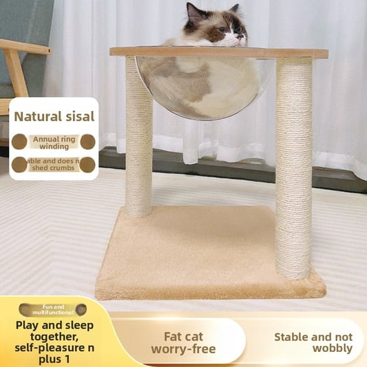 Stable Scratch-Resistant Cat Scratching Platform