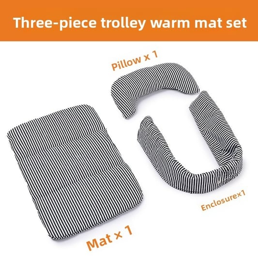 Machine Washable Pet Stroller Seat Mat