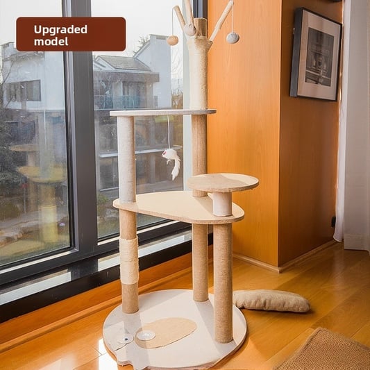 Multi-Level Cat Tree with Condo and Scratching Posts
