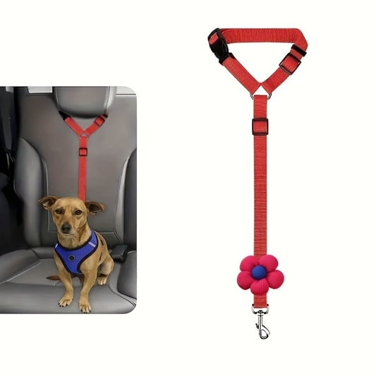 Foldable Nylon Dog Seat Belt for Car Safety