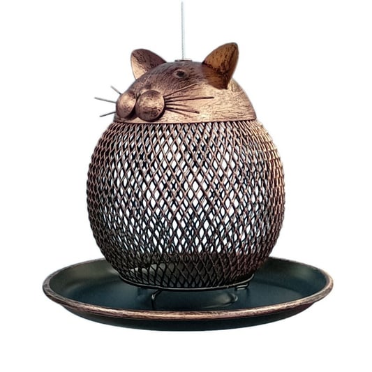 Retro Iron Hanging Bird Feeder for Outdoor