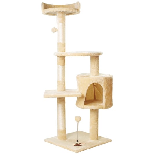 Luxury Multi-Level Cat Tree with Sisal Scratcher