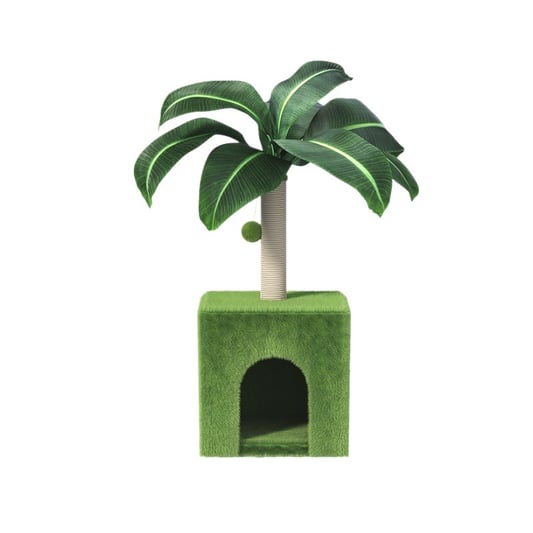 Space-Saving Coconut Tree Cat Climber