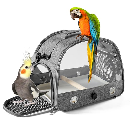 Portable Oxford Cloth Bird Carrier for Outdoor Use