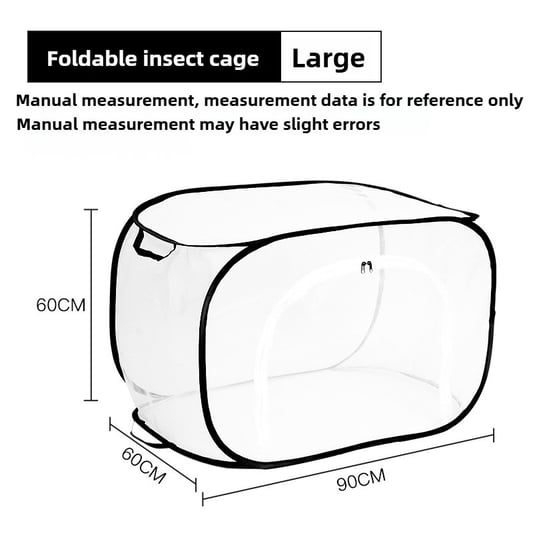 Transparent Folding Insect Breeding Observation Cage