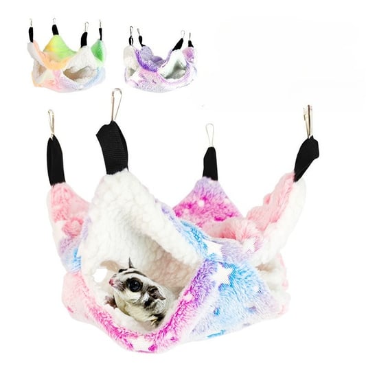 Small Pet Plush Hammock for Sugar Glider and Hamster
