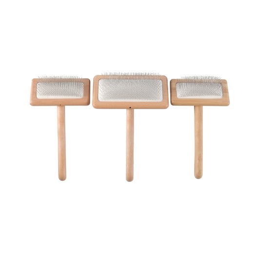 Wood Handle Pet Hair Comb and Brush for Floating Hair