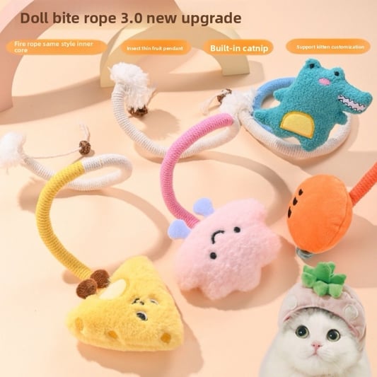Cotton Rope Cat Teeth Cleaning Toy