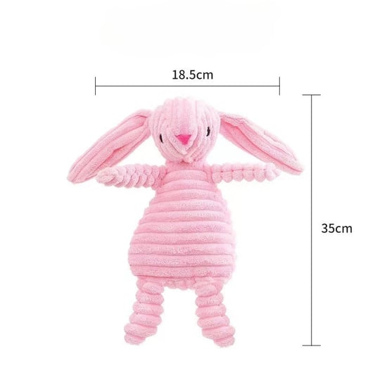 Chew Resistant Plush Animal Dog Toy for Teeth Cleaning