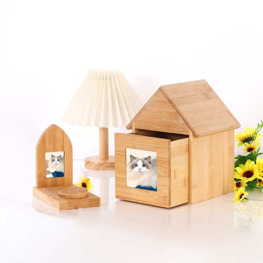 Wooden Handmade Pet Urn
