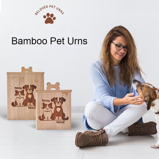 Bamboo Pet Urns