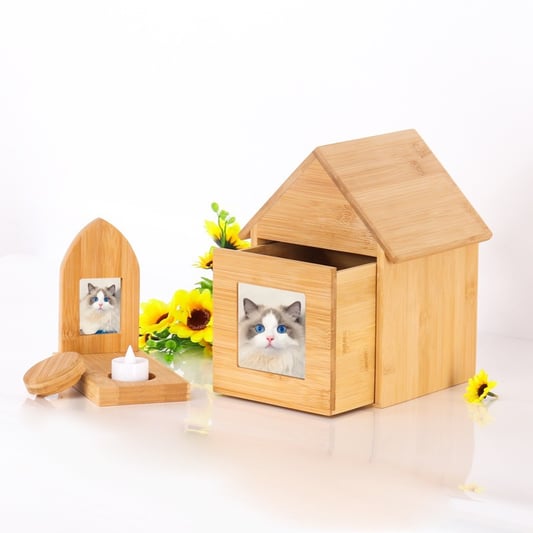 Wooden Handmade Pet Urn