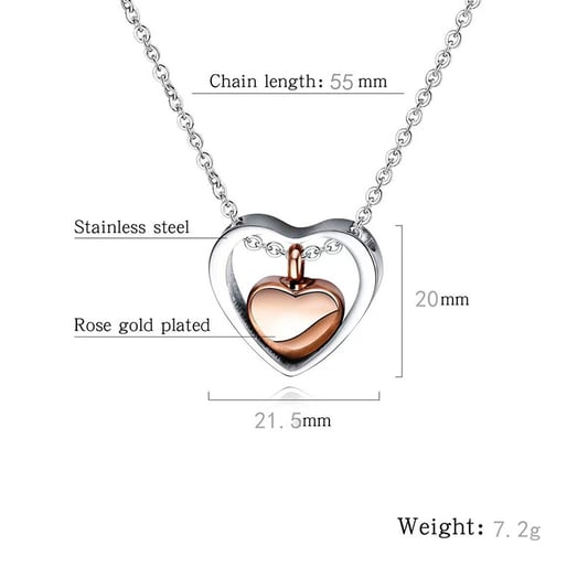 Personalized Small Heart Urn