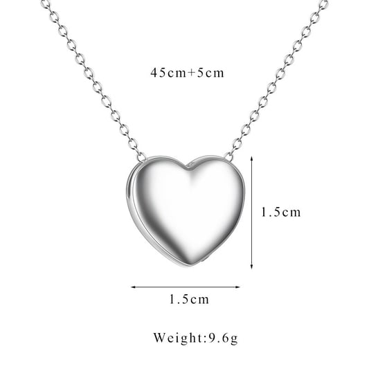 Silver Heart Urn