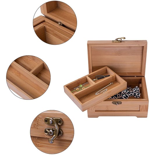 Bamboo Wooden Pet Urn