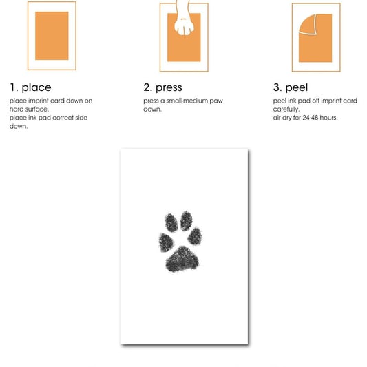 Pet Paw Print Photo Frame