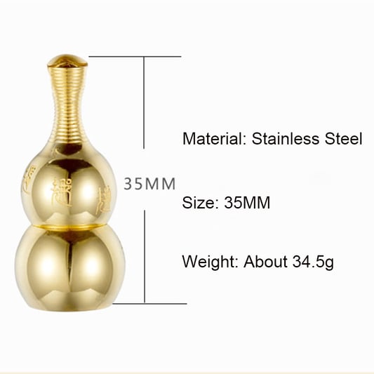 Titanium Alloy Gourd Pet Urns