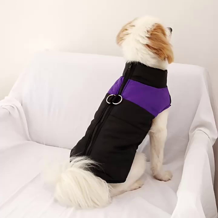 Windproof Waterproof Dog Winter Vest