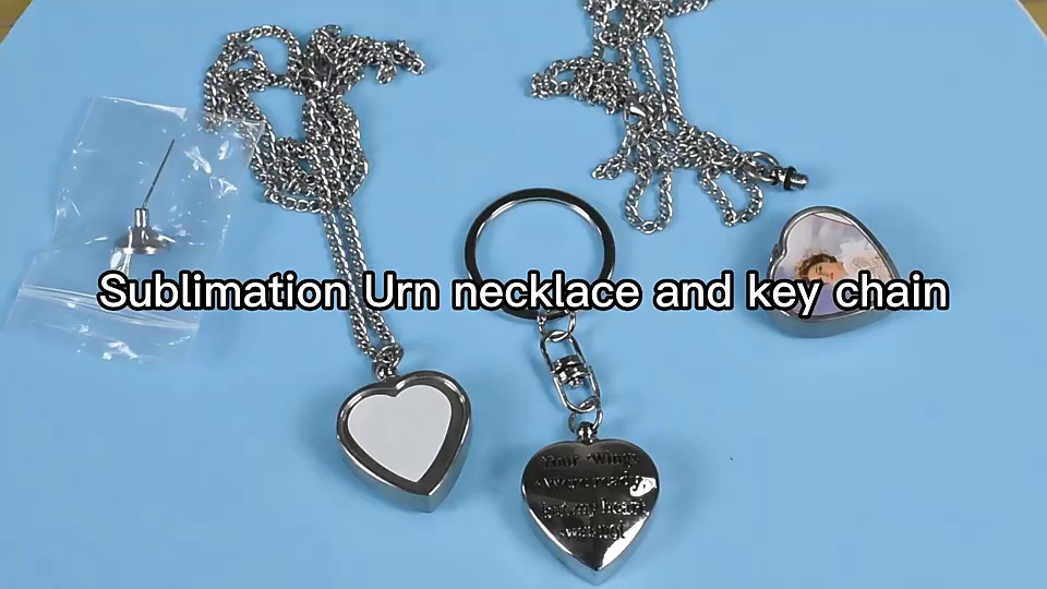 Personalized Photo Memorial Pet Ashes Link Pendant